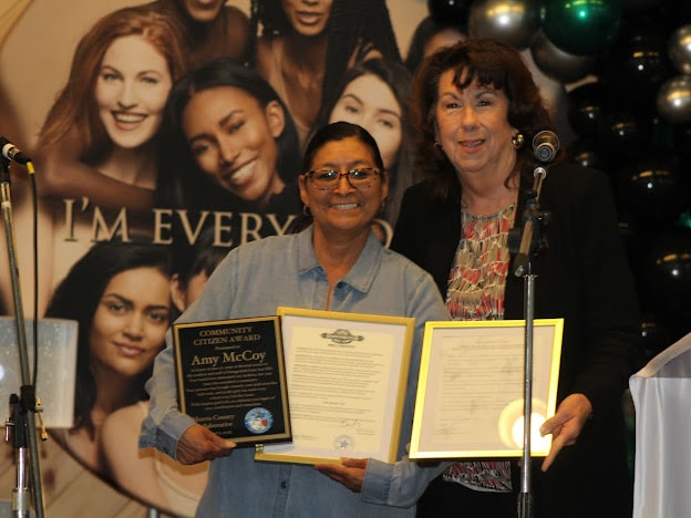 2025 Awards — Amy McCoy receiving Community Citizen Award